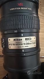 Nikkor 70-200 F2.8G ED VR