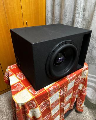 Subwoofer Bass Face 30 Cm IndyEVO12/2 1500 + Box