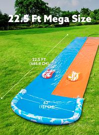 JOYIN 685 cm Scivolo d'Acqua con 2 Bodyboard