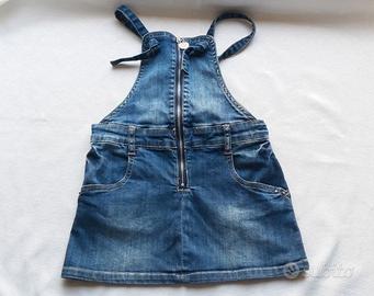 Salopette gonna , Vestito, Jeans blu BRUMS NUOVO