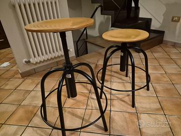sgabelli regolabili a vite