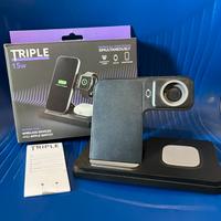 Cellularline- caricatore wireless 3 in 1