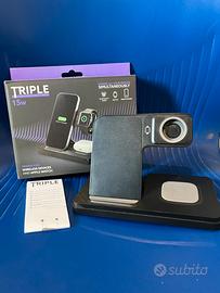 Cellularline- caricatore wireless 3 in 1