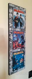 Quadro in legno omaggio a Dylan Dog e Vasco 