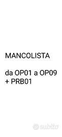One piece, mancolista da OP01 a OP09 + PRB01
