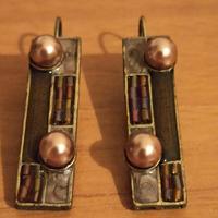 Orecchini vintage con perle