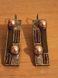 Orecchini vintage con perle