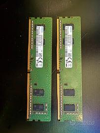 RAM DDR4  8GB Samsung (2x4GB) DIMM 2400MhZ