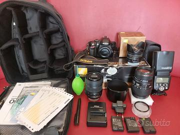 Nikon D3200 reflex + accessori