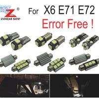 KIT 20 LAMPADE LED INTERNE BMW X6 E71 E72 M 2008-2