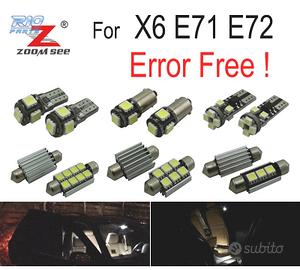 KIT 20 LAMPADE LED INTERNE BMW X6 E71 E72 M 2008-2