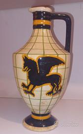 RARO VASO CERAMICA CUNARDO VARESE ANNI 70 CM. 23