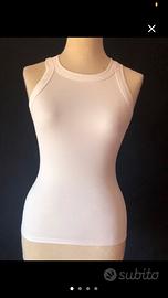 Canottiera cotone a coste