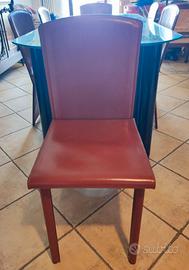 Sedia in pelle ZANOTTA