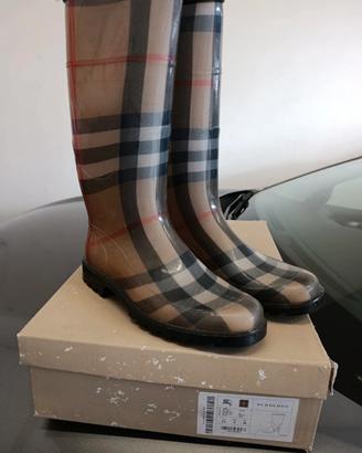 stivale pioggia donna Burberry  39