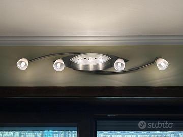 lampadario con 7 punti luci a led
