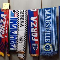 lotto sciarpe calcio 10 pezzi