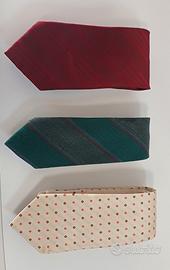 3 cravatte firmate Coveri Missoni Grimaldi
