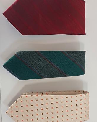 3 cravatte firmate Coveri Missoni Grimaldi