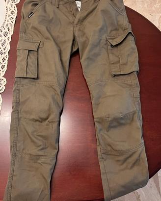 Pantaloni cargo da moto con protezioni