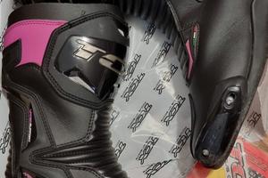 Stivali Moto TCX SP-Master Lady – Nero/Fucsia