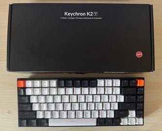 Tastiera Keychron K2 V2 + set keycaps + switch blu