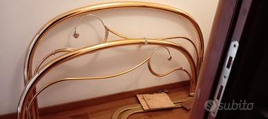 testata letto in ottone