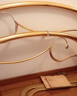 testata letto in ottone