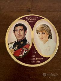 Latta Prince Charles Lady D Vintage