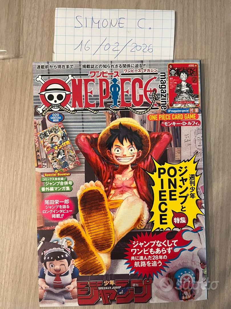 ONE PIECE MAGAZINE 20号 + カードゲーム One Piece Magazine Vol. 20 – One Piece Card Game - Libri e Riviste