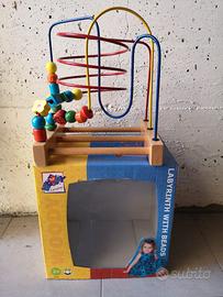 Woody Labyrinth with beads