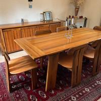 Design Set Tavolo da pranzo/ 6 sedie/ credenza