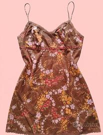 sottoveste slipdress vintage Y2K taglia XS