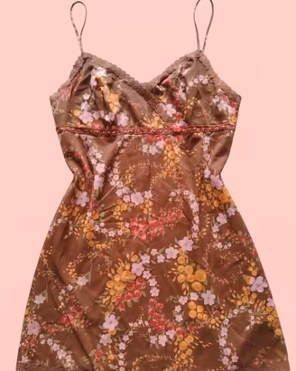 sottoveste slipdress vintage Y2K taglia XS