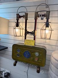 Nuove lampade Vintage in vero metallo da tavolo