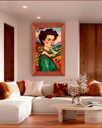 Stampa artistica su tela di cotone. Giclée