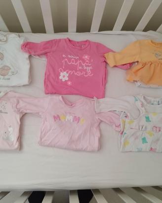 Lotto Tutine neonata 1 mese primaverile