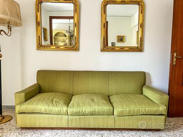 divano vintage con 2 poltrone