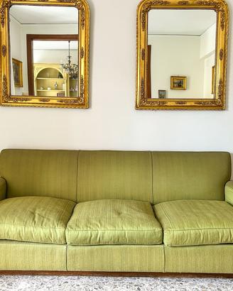 divano vintage con 2 poltrone