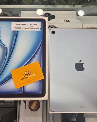 Apple iPad Air 11" M3 128GB - BATTERIA 100%