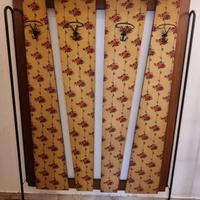 Attaccapanni anni 60 con porta cappelli in vetro