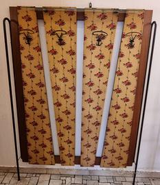 Attaccapanni anni 60 con porta cappelli in vetro