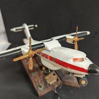 Aereo ATR 42-320 Modello artigianale in legno 1970