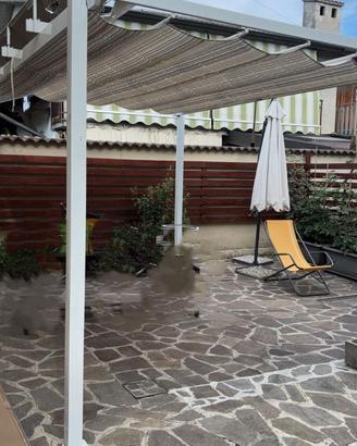 pergola con tenda