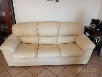 Divanoletto 3 posti in pelle