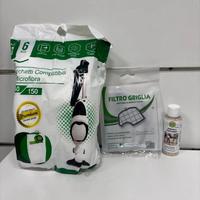 Sacchetti Vk 140/150 + filtro 140/150 + granuli