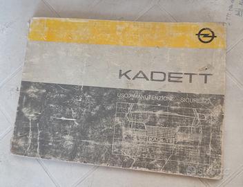 Libretto uso e manutenzione Opel Kadett 84/91