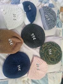 Berretti lana fatti a mano