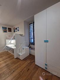 Armadio bianco per cameretta bambino/a