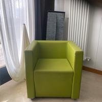 Poltrone in pelle verdi